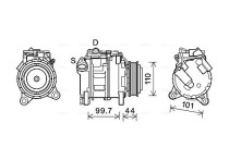 Compressor, airconditioning