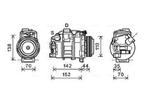 Compressor, airconditioning