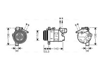 Compressor, airconditioning