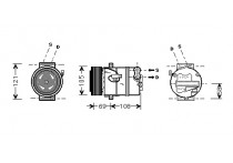 AIRCO COMPRESSOR 1.7 CDTi Manuele AC