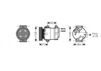 AIRCO COMPRESSOR -8/05 1.4 / 1.6