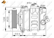 Compressor, airconditioning