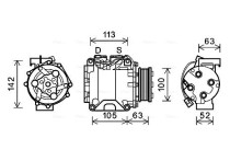 Compressor, airconditioning