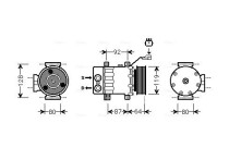 Compressor, airconditioning