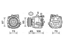 Compressor, airconditioning