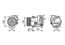 Compressor, airconditioning