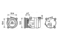 Compressor, airconditioning