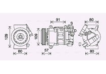 Compressor, airconditioning