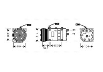 Compressor, airconditioning