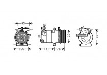 COMPRESSOR TRANSIT7/JUMPER/BOXER 06-