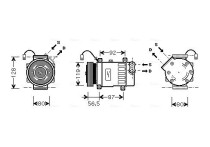 Compressor, airconditioning