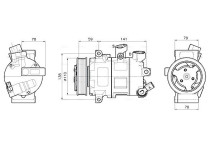 Compressor, airconditioning