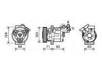 Compressor, airconditioning