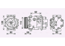 Compressor, airconditioning