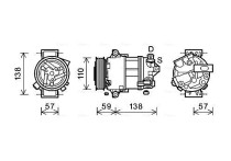 Compressor, airconditioning