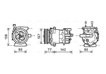 Compressor, airconditioning