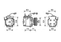 Compressor, airconditioning