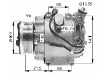 Compressor, airconditioning