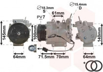 COMPRESSOR CIVIC VII 2.2CDTi 05-