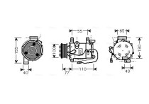 Compressor, airconditioning