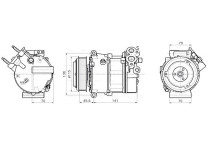 Compressor, airconditioning