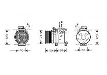 COMPRESSOR FREELANDER 1.8i 99-01