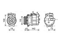 Compressor, airconditioning