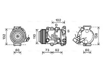 Compressor, airconditioning