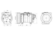 Compressor, airconditioning