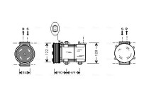 Compressor, airconditioning