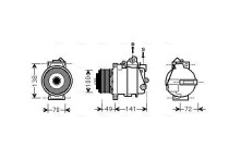 Compressor, airconditioning