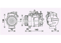 Compressor, airconditioning