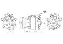 Compressor, airconditioning