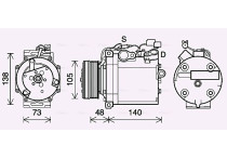 Compressor, airconditioning