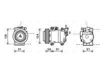 Compressor, airconditioning