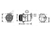 Compressor, airconditioning