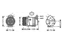 Compressor, airconditioning