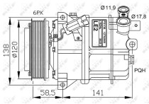 Compressor, airconditioning GENUINE