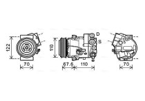 Compressor, airconditioning