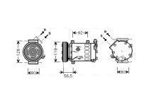 Compressor, airconditioning