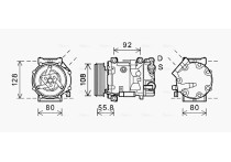 Compressor, airconditioning