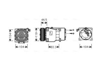 Compressor, airconditioning