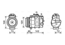 Compressor, airconditioning