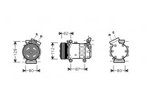 AIRCO COMPRESSOR 00+ 1.2 8v