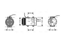 Compressor, airconditioning