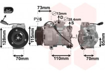 AIRCO COMPRESSOR 1.4i / 1.6i Denso