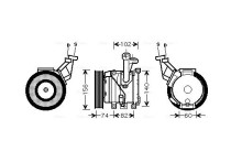 Compressor, airconditioning