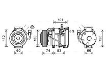 Compressor, airconditioning