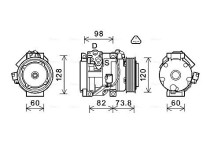 Compressor, airconditioning