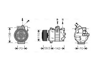 Compressor, airconditioning